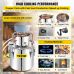 Alcohol Still, 50L Stainless Steel Water Alcohol Distiller w/ Condenser, 13.2Gal Wine Making Boiler w/ Copper Tube, Home Brewing Kit w/ Built-in Thermometer for DIY Whisky Wine Brandy, Silver (vev-4570)