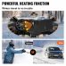 Diesel Air Heater, 8KW Parking Heater, All in One 12V Truck Heater, One Outlet Hole, with Black LCD, Remote Control, Fast Heating Diesel Heater, For RV Truck, Boat, Bus, Car Trailer, Motorhomes (vev-0e82)