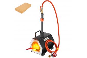 Propane Forge Farrier Forge Single Burner Tool Knife Making Blacksmithing (vev-81ea)