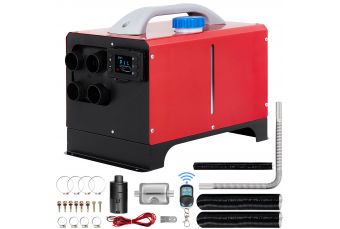 Мощный 8кВт дизельный воздушный обогреватель с ЖК-переключателем и четырьмя выходами воздуха