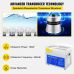 3L Ultrasonic Cleaner Machine Stainless Steel Ultrasonic Cleaning Machine Digital Heater Timer Jewelry Cleaning for Commercial Personal Home Use(3L) (vev-3361)