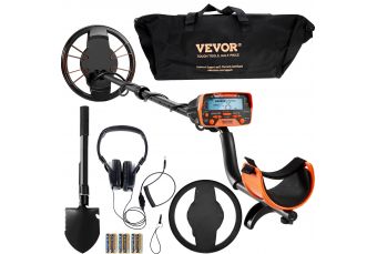 Металлоискатель с водонепроницаемой 10-дюймовой поисковой катушкой и ЖК-дисплеем: 7 режимов работы