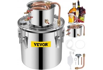 Дистиллятор 21Л из нержавеющая стали для Самостоятельного Изготовления Виски, Вина, Бренди, (vev-f6b1)