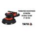 Шлифмашина пневматическая, эксцентриковая, с диском 150mm (YT-09739)