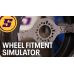 Wheel and tire fitment compatibility gauge (5 lug) (KRKQ235)